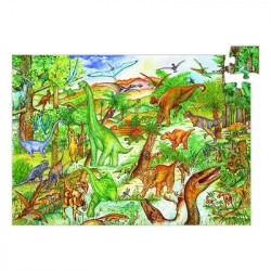 Puzzle avec poster - Dinosaures 