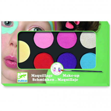 Maquillage - palette et accessoires 6 couleur swee