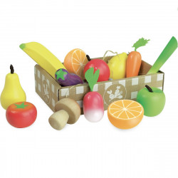 Set de fruits et légumes jour de marché