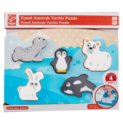 Puzzle tactile - Animaux polaires