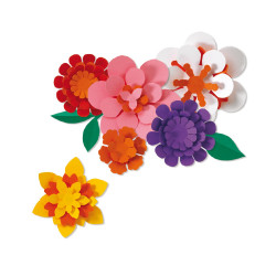 Kirigami - Tableaux Fleurs en papier