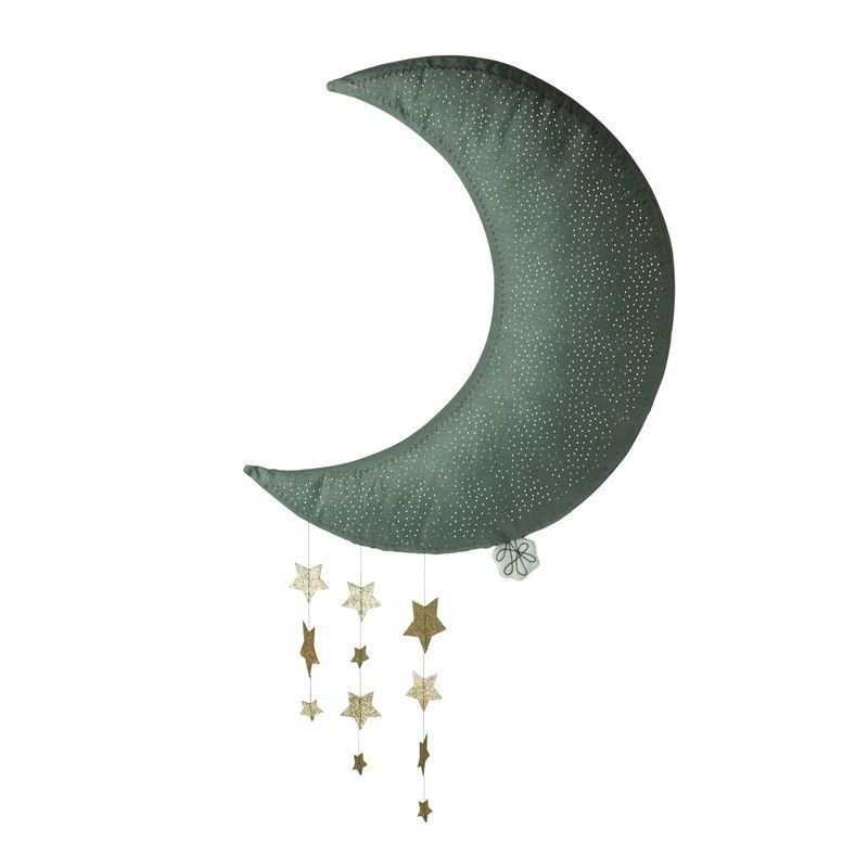 Picca loulou - Lune grise avec étoiles - 45cm