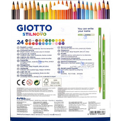 24 crayons couleurs Stilnovo