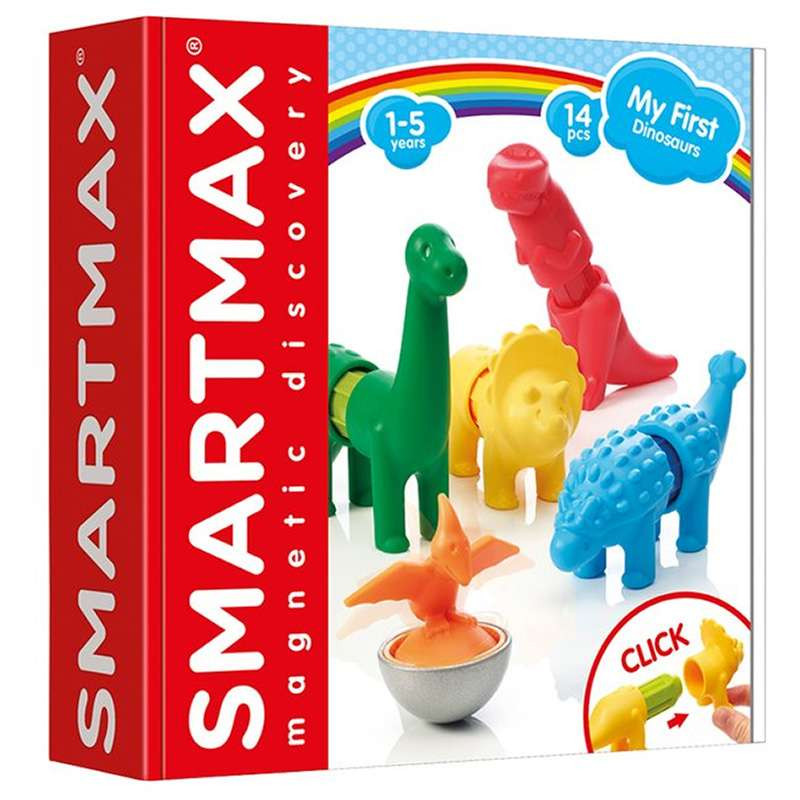 SmartMax - Dinosaures - Jeu de construction magnétique - Tropfastoche.com