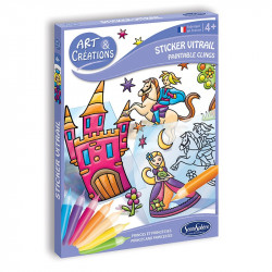Art et creations-stickers-Vitrail-Petits Princes