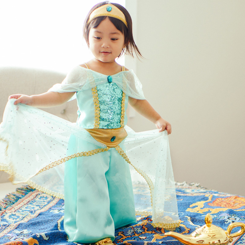 Déguisement - Princesse des milles et une nuits 3/4 ans - Jasmine - Great  Pretenders