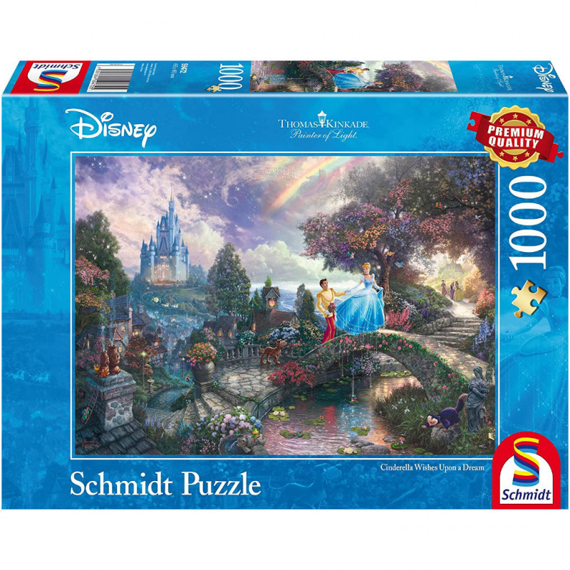 Puzzle 500 pièces : Disney : La Belle et la bête - Schmidt - Rue des Puzzles