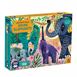 Puzzle Elephants Asiatique...