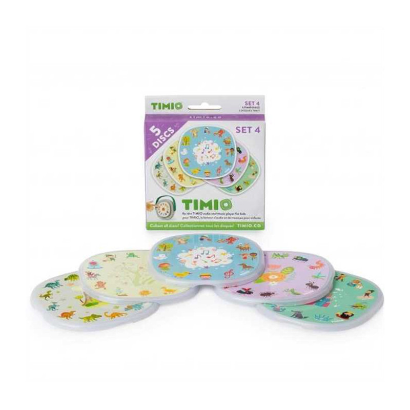 5 disques pour le lecteur Timio - set 4 - Jeu éducatif Boutique  Tropfastoche.com