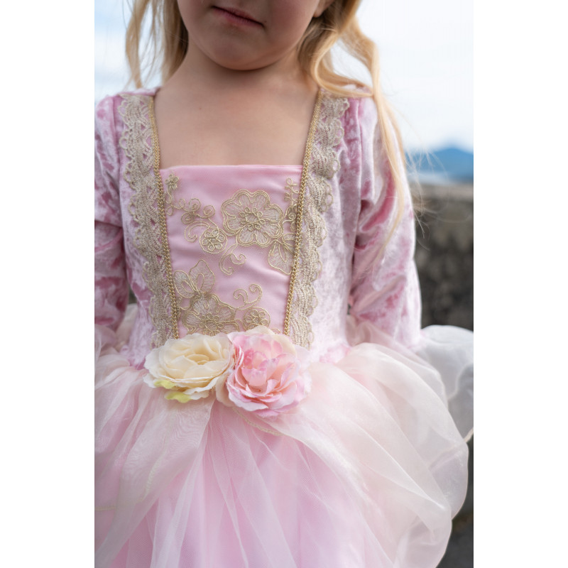 Déguisement Luxe Princesse Rose taille 3-4 ans - La Grande Récré