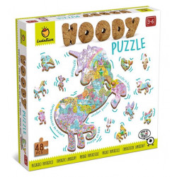 Puzzle Woody Licorne 48 pcs