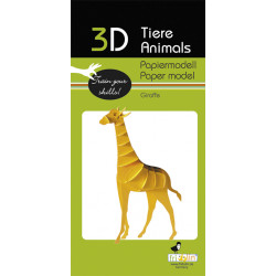 Maquette 3D en Papier - Girafe