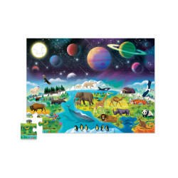 Puzzle Terre/Espace - 48 pcs