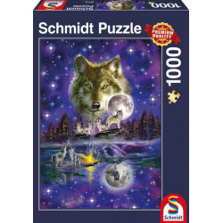 Puzzle 1000 pcs - Loup au...
