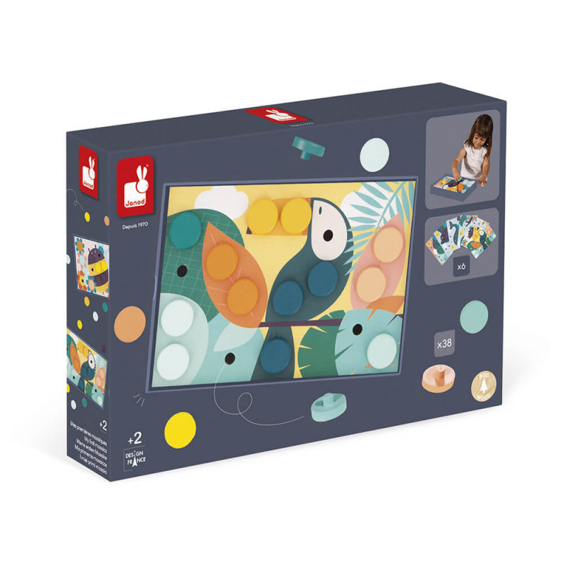 Puzzle bébé-animaux sauvages Bambin Bois, jeux et jouets en bois