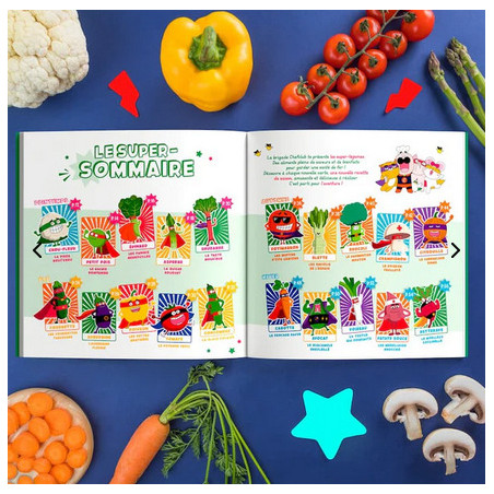 Livre Kids : Les Super-Légumes