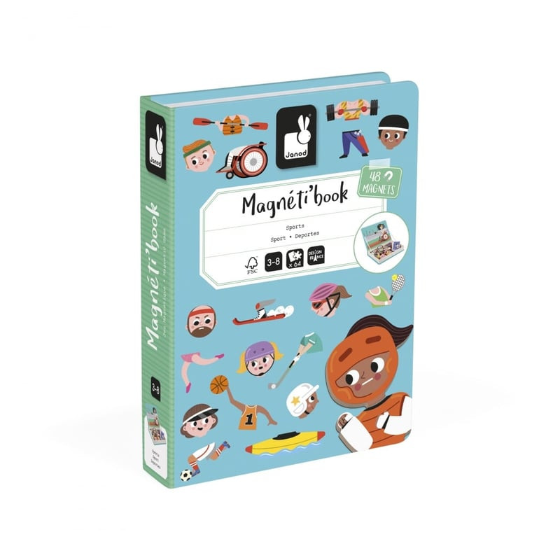 Acheter le jeu Magnéti Book Sports de Janod - Jeu éducatif Boutique  Tropfastoche.com