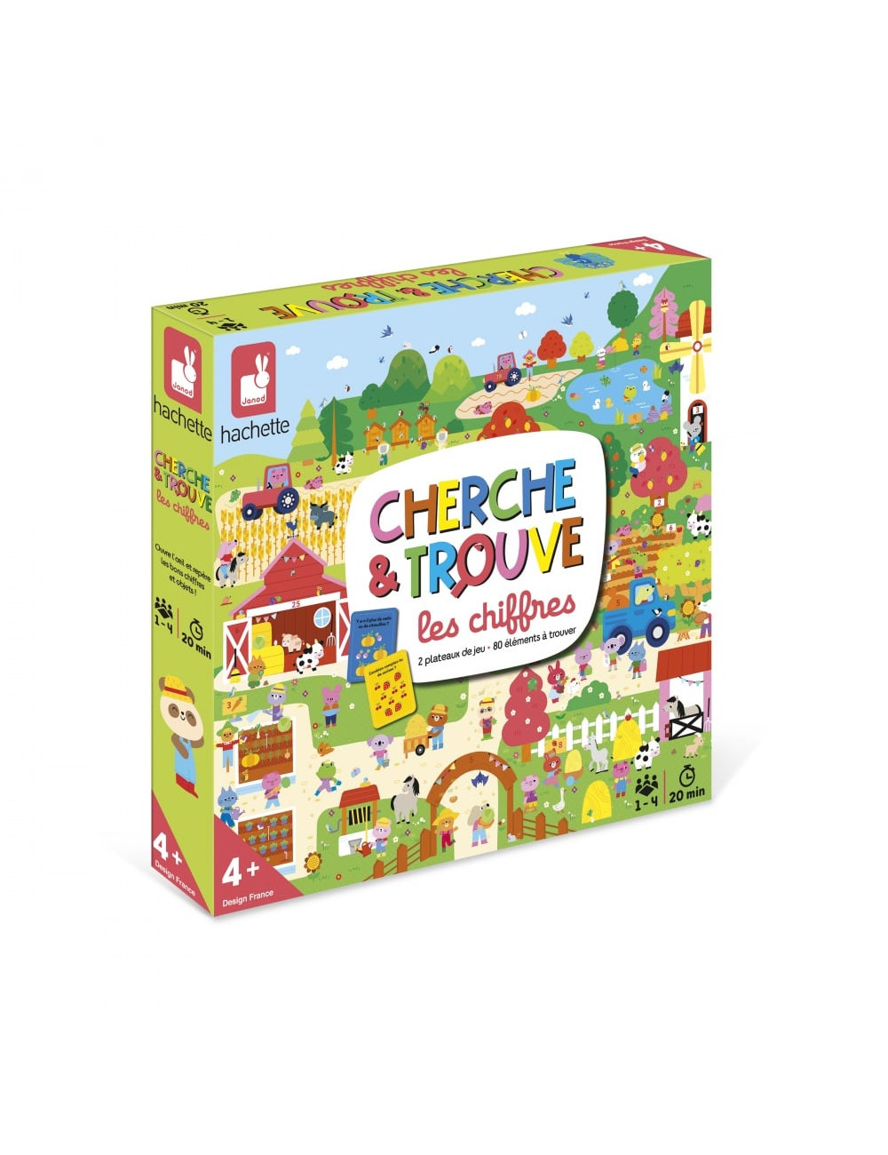 Acheter le jeu Cherche et Trouve les Chiffres par Janod - Jeu éducatif -  Tropfastoche.com