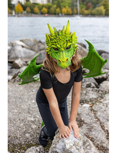 Masque de Dragon vert