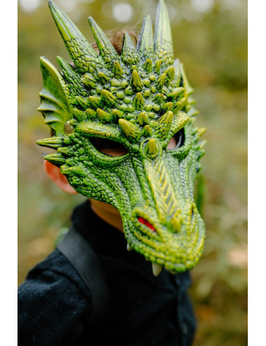 Masque de Dragon vert