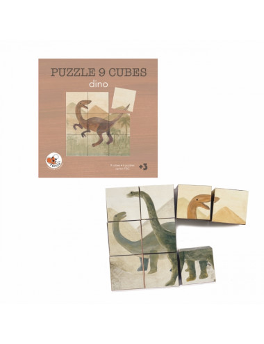 Puzzle cubes Dino