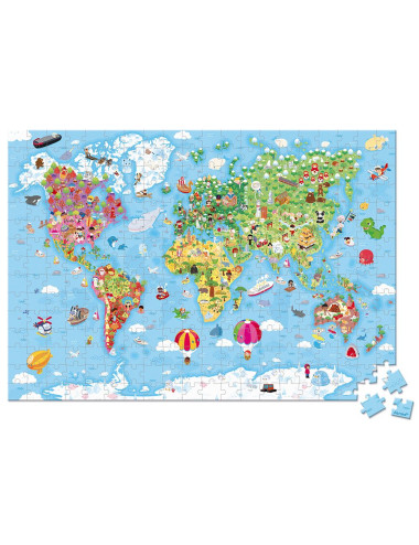 Puzzle Géant du Monde 300 pcs