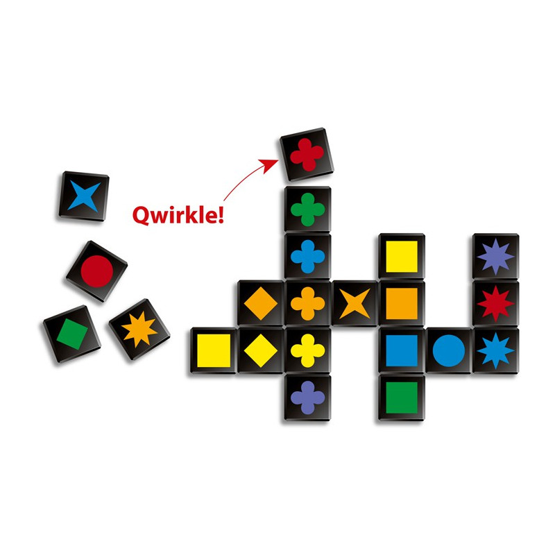 Qwirkle voyage - Jeu de société - Iello - Trop Fastoche.com