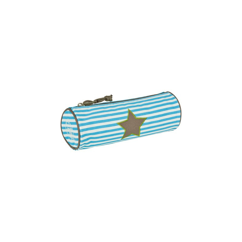 Trousse ronde starlight olive